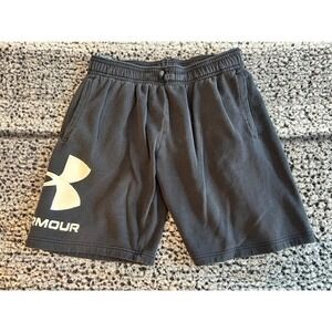 Men's Navy Blue Under Armour Sweat‎ Shorts Size L